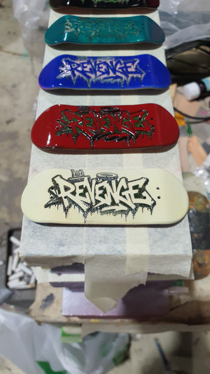 Revenge "Sleep with the fishes" 5-ply Canadian Maple Fingerboard Deck 33mm | Saigon Skateboards