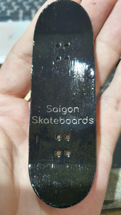 Saigon Skateboards 5-ply Canadian Maple Fingerboard 33mmx97mm Popsicle Shape Custom