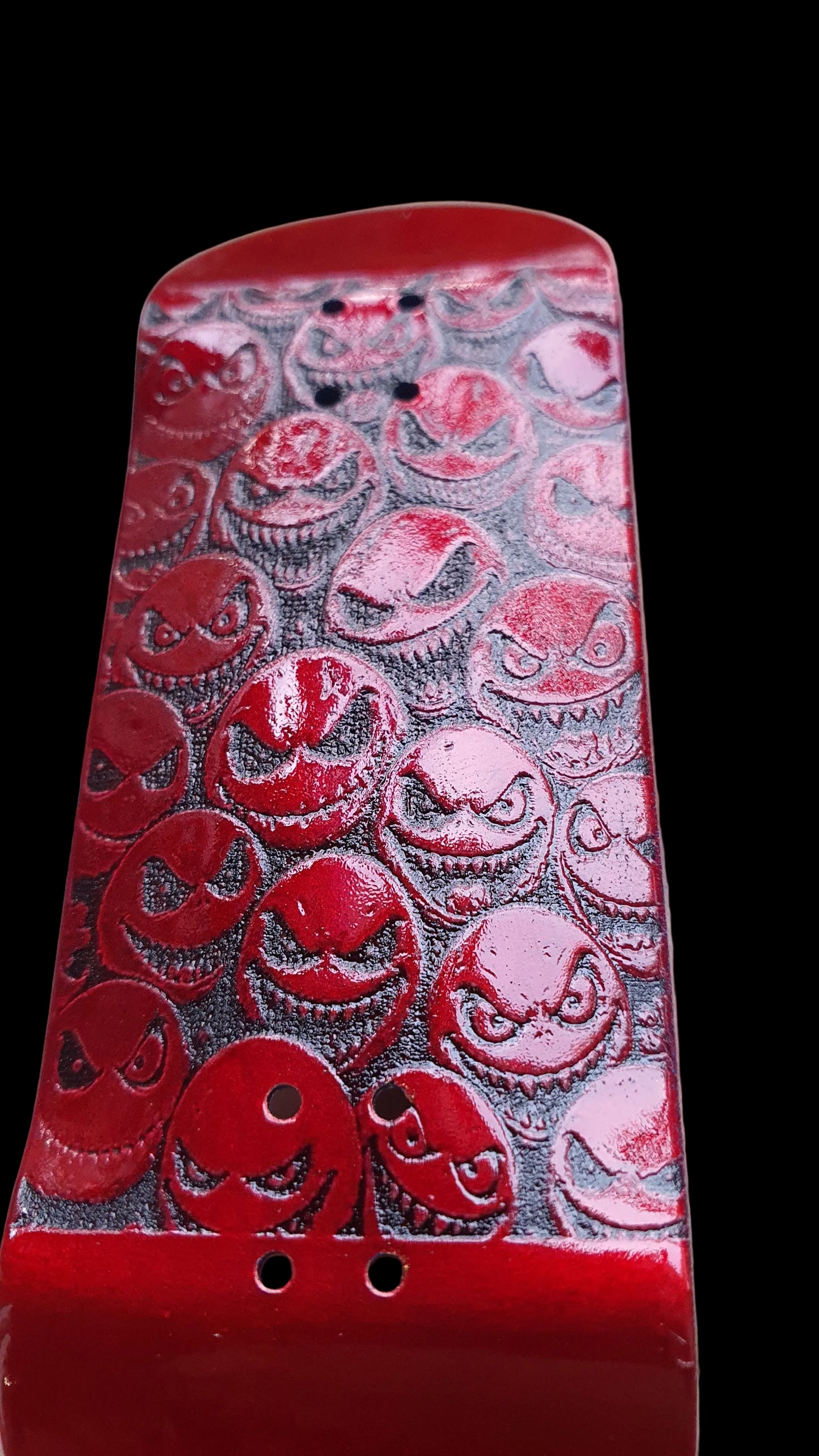 Cosa Nostra Handmade Custom "Faces" 32mm Fingerboard Deck