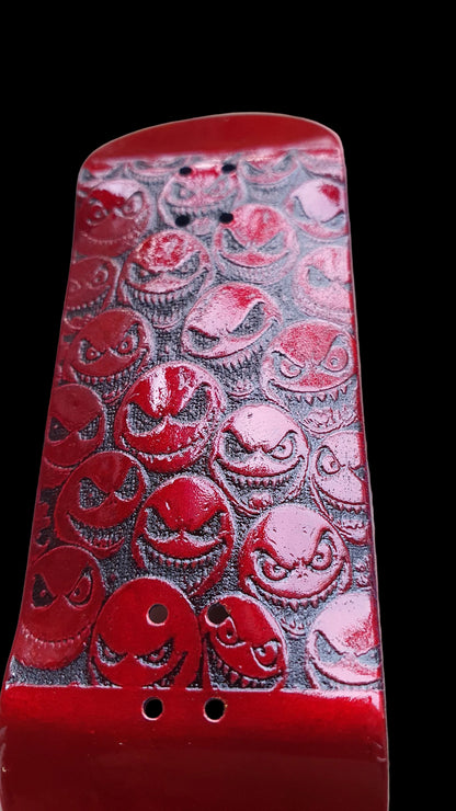Cosa Nostra Handmade Custom "Faces" 32mm Fingerboard Deck