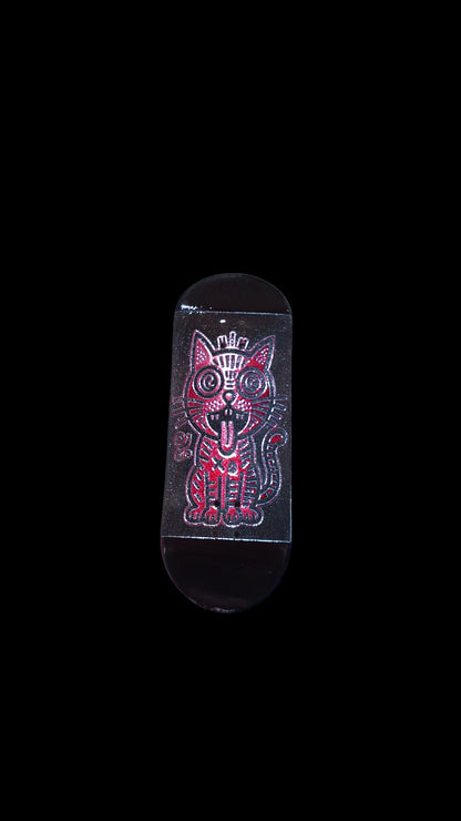 Saigon Skateboards " Meow" 33.3mm Fingerboard Deck
