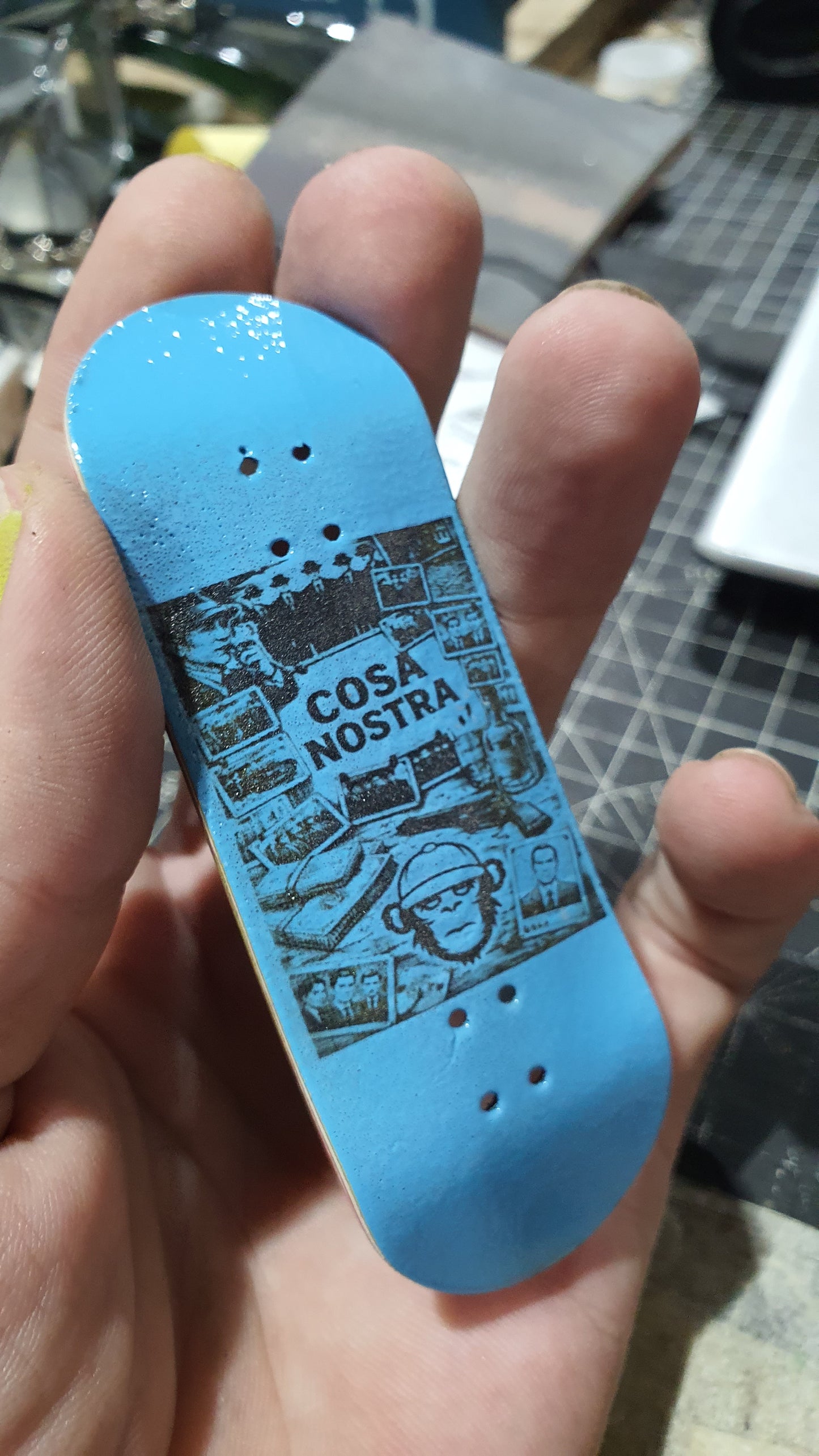 Saigon Skateboards 5-ply Canadian Maple Fingerboard 32mmx98mm Popsicle Shape