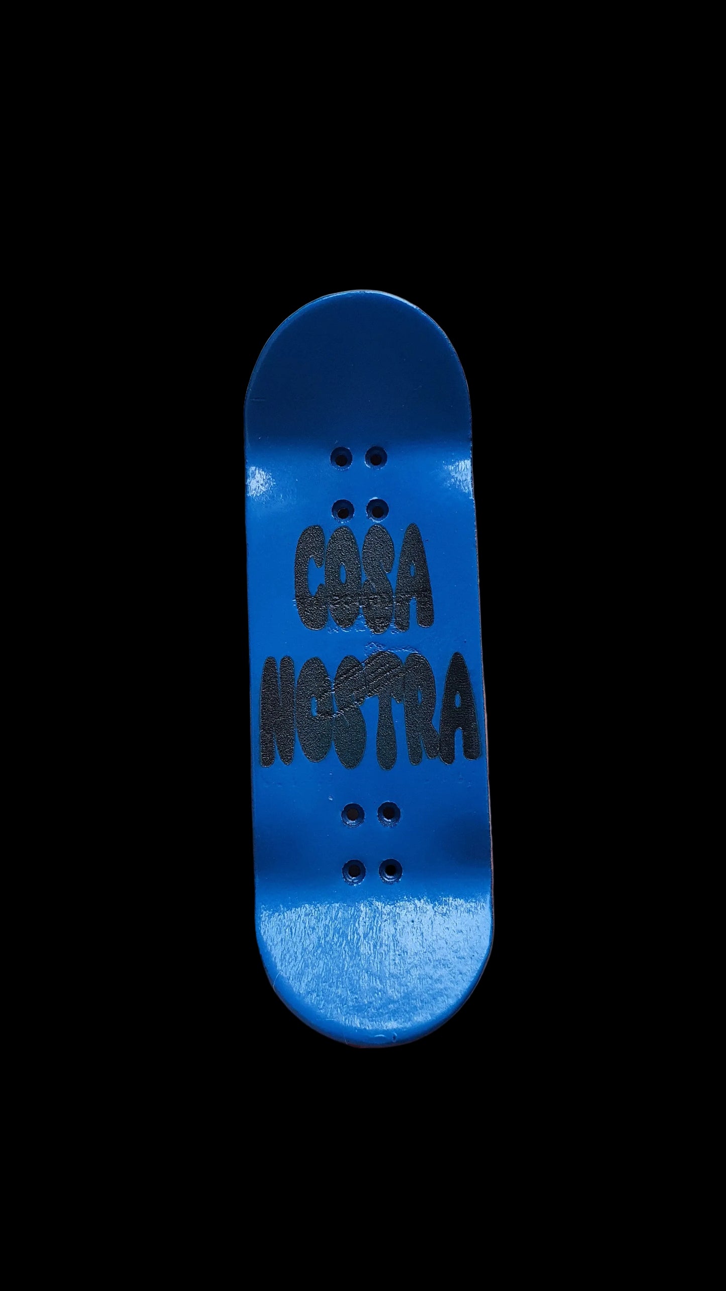 Cosa Nostra Handmade Custom "Faces" 32mm Fingerboard Deck