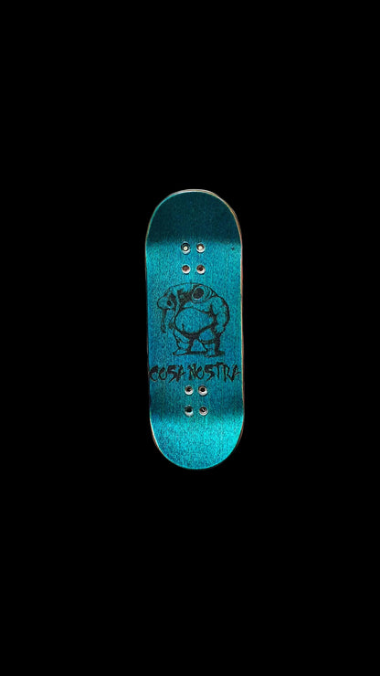 Cosa Nostra Handmade 6-Ply "Obey" 34mm Burl Fingerboard Deck