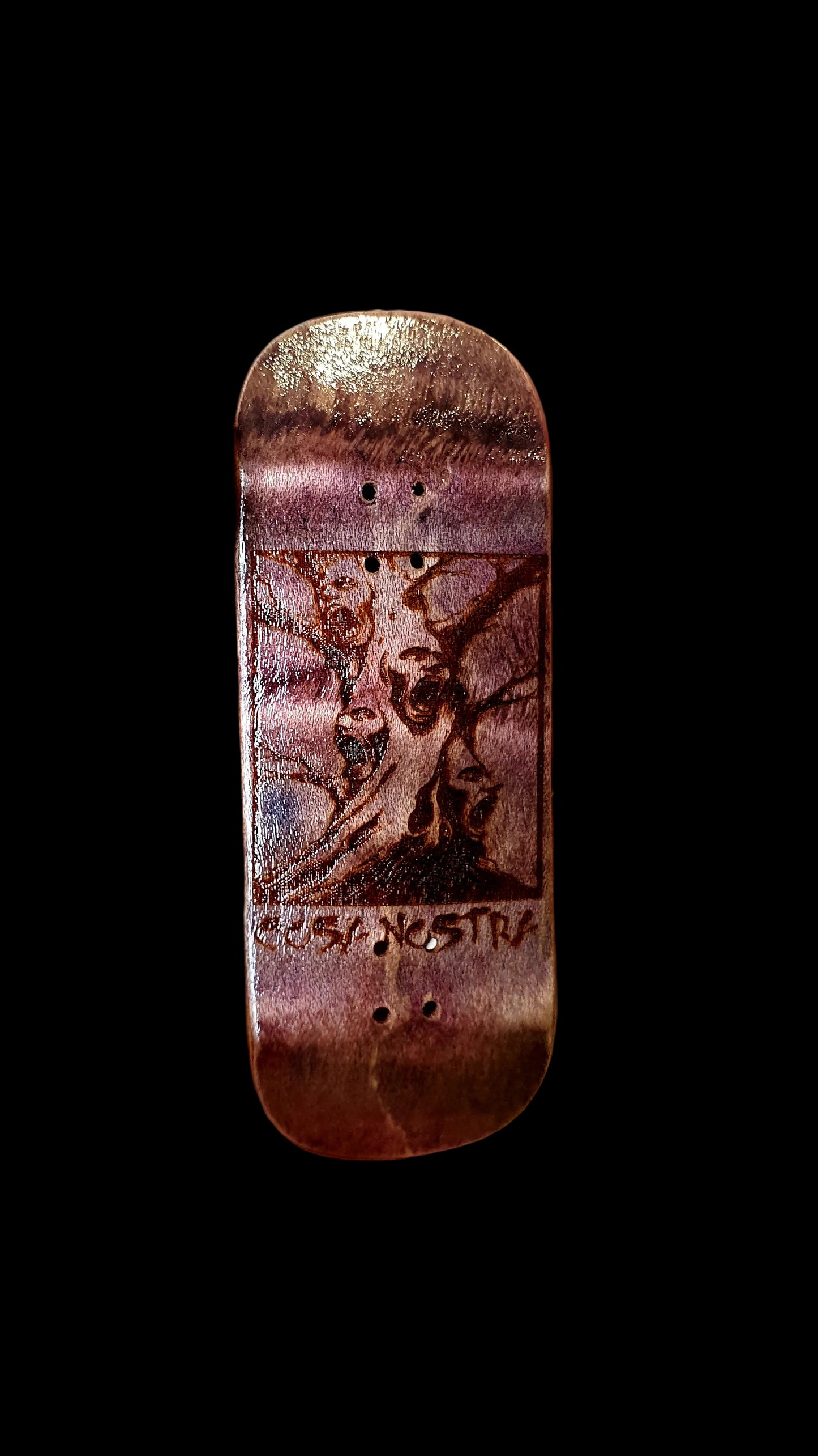Cosa Nostra Custom Limited Edition "Freak Show" 34mm Fingerboard Deck
