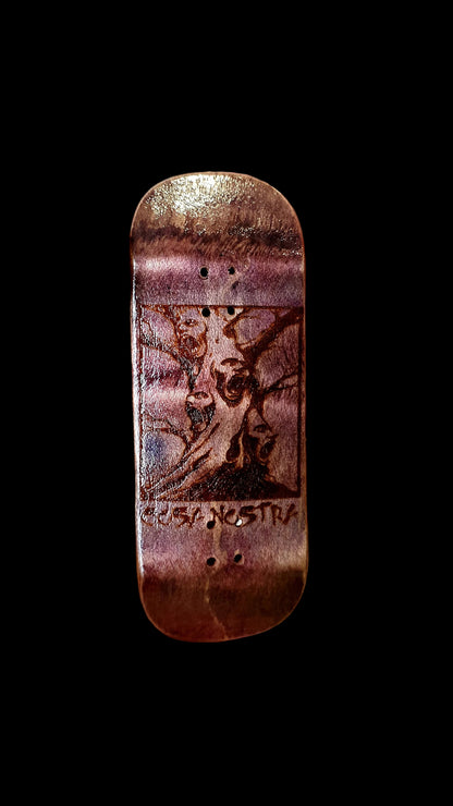 Cosa Nostra Custom Limited Edition "Freak Show" 34mm Fingerboard Deck