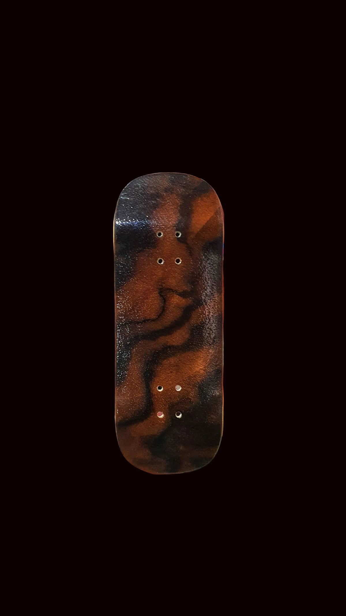 Cosa Nostra Handmade "Brunette" Burl 34mm Fingerboard Deck - Saigon Skateboards