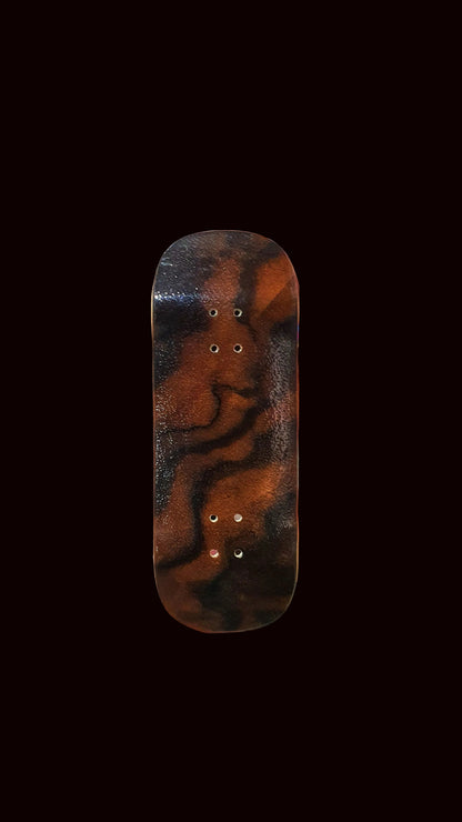 Cosa Nostra Handmade "Brunette" Burl 34mm Fingerboard Deck - Saigon Skateboards
