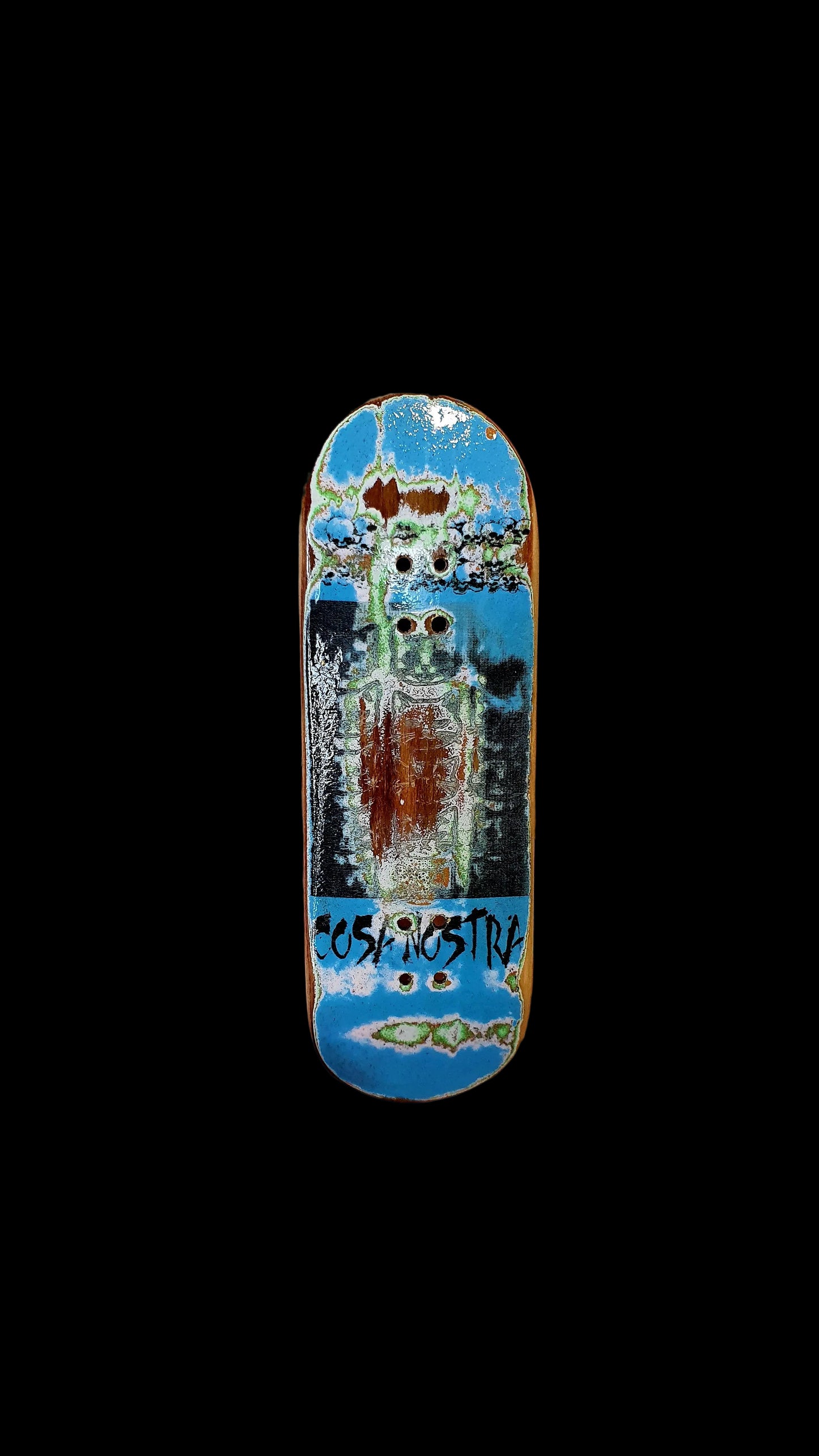 Cosa Nostra Custom Limited Edition "Freak Show" 34mm Fingerboard Deck