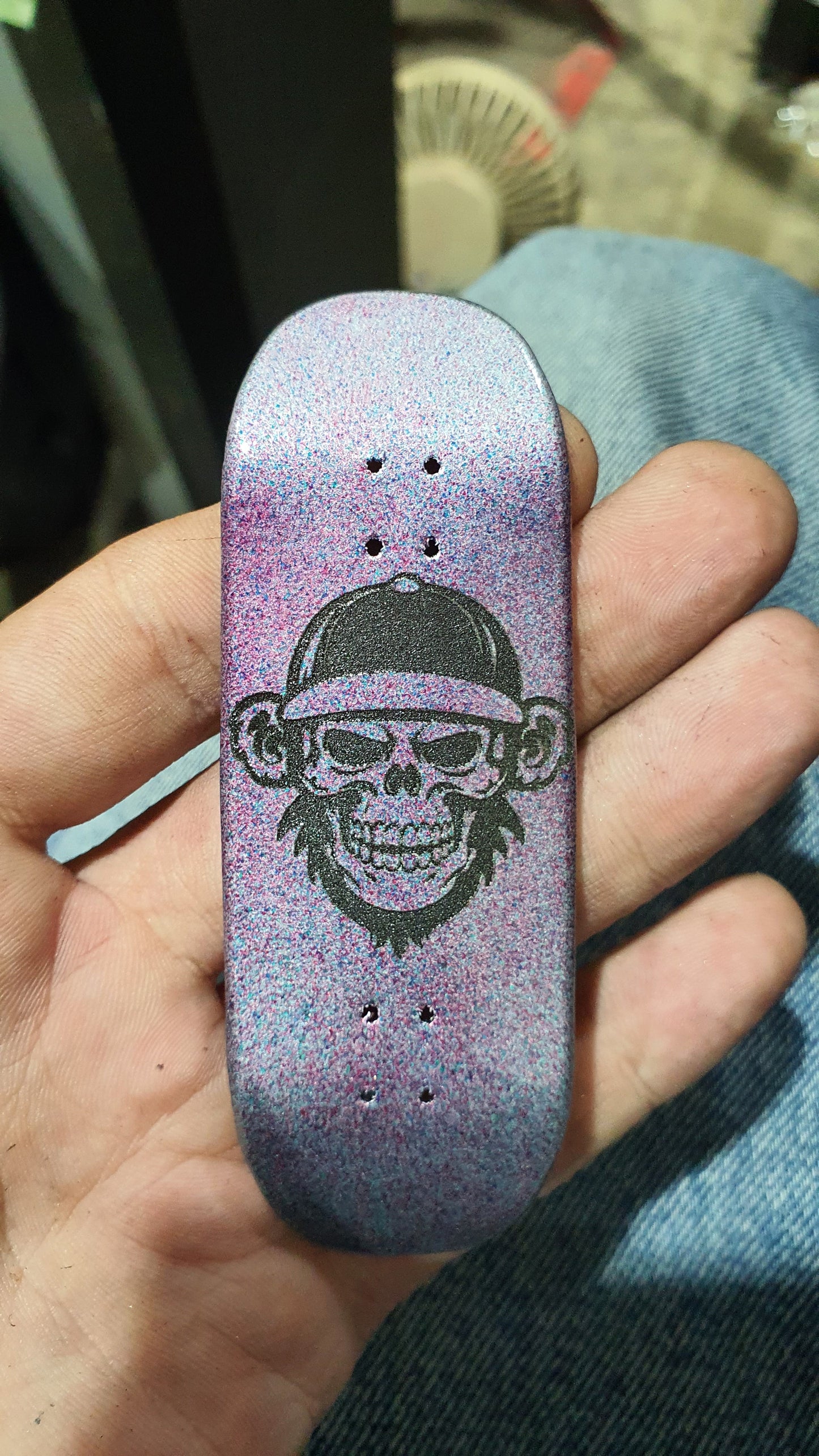 Saigon Skateboards "Death Monkey" 34mm Fingerboard Deck