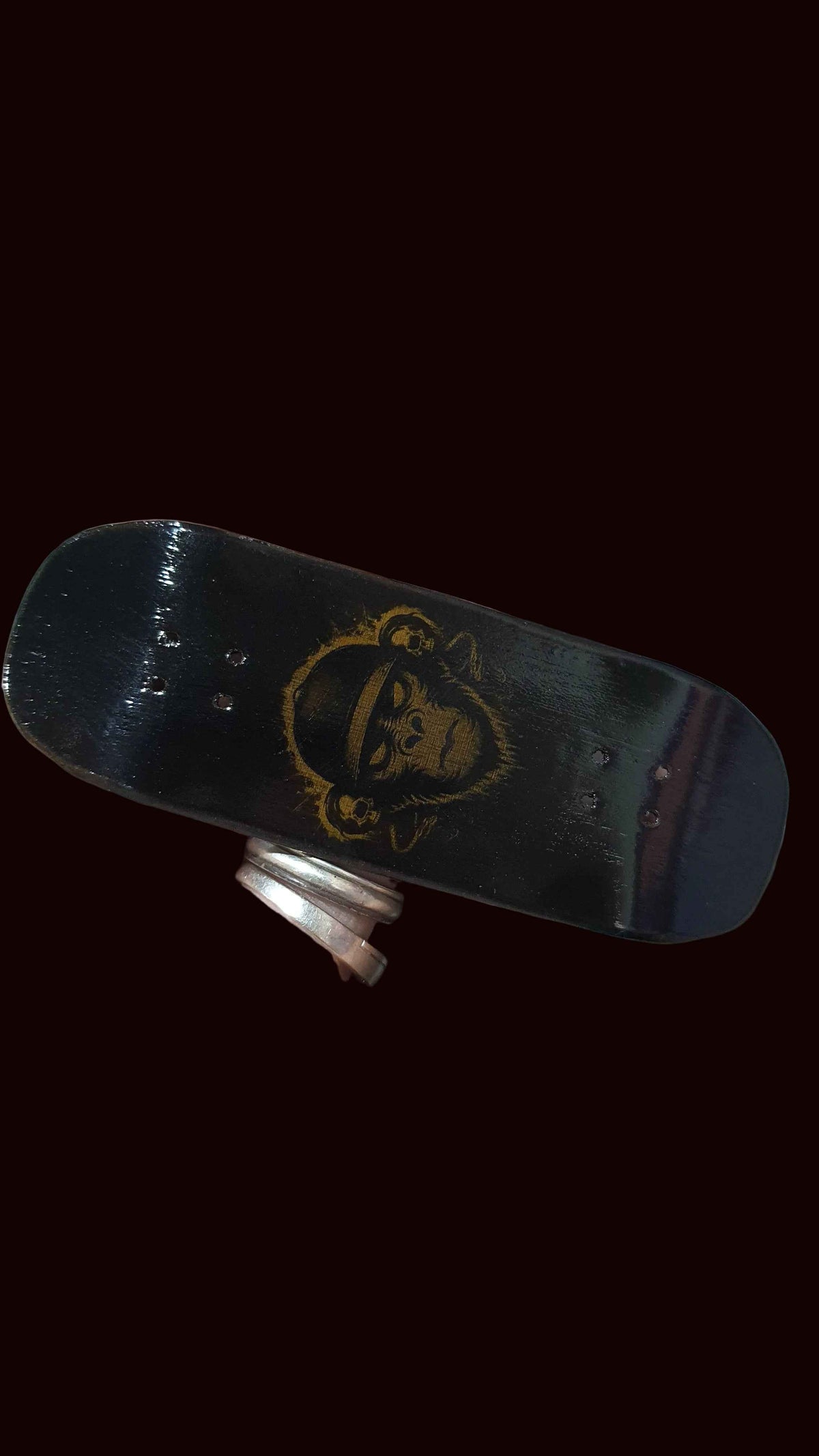 Experience Precision with the Saigon Skateboards Negative Monkey 34mm Fingerboard Deck