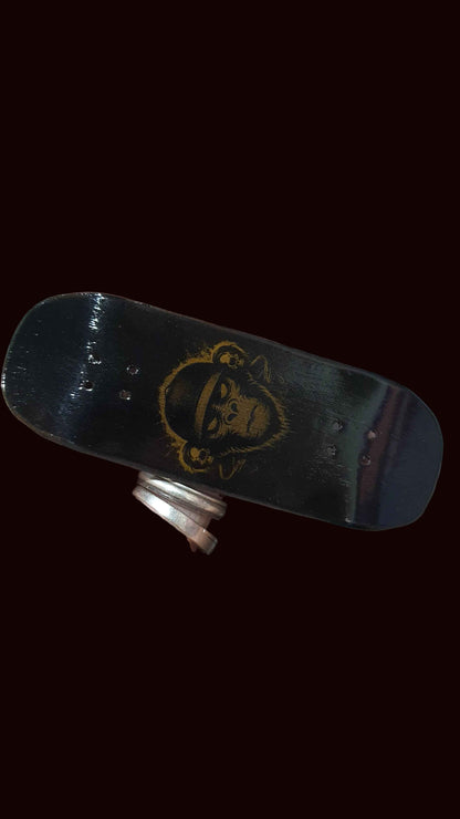 Experience Precision with the Saigon Skateboards Negative Monkey 34mm Fingerboard Deck