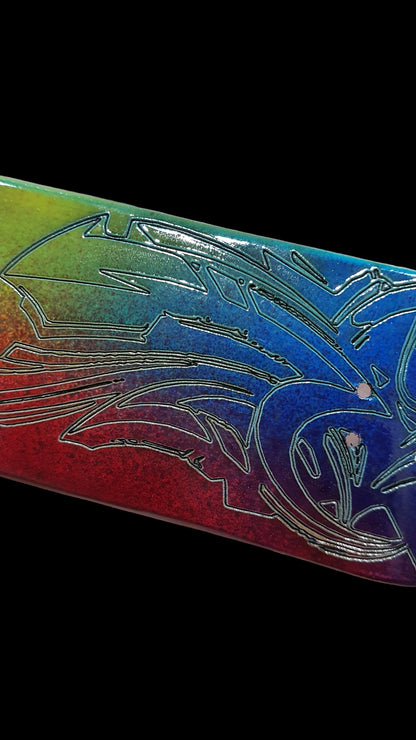 Saigon Skateboards "Urban Wall" 33.3mm Professional Wooden Fingerboard Deck