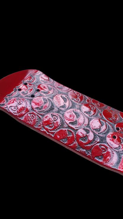 Cosa Nostra Handmade Custom "Faces" 32mm Fingerboard Deck