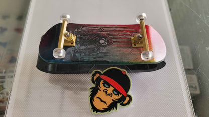 Silent Beast Handpainted Fingerboard Deck – Elevate Your Skills with Style