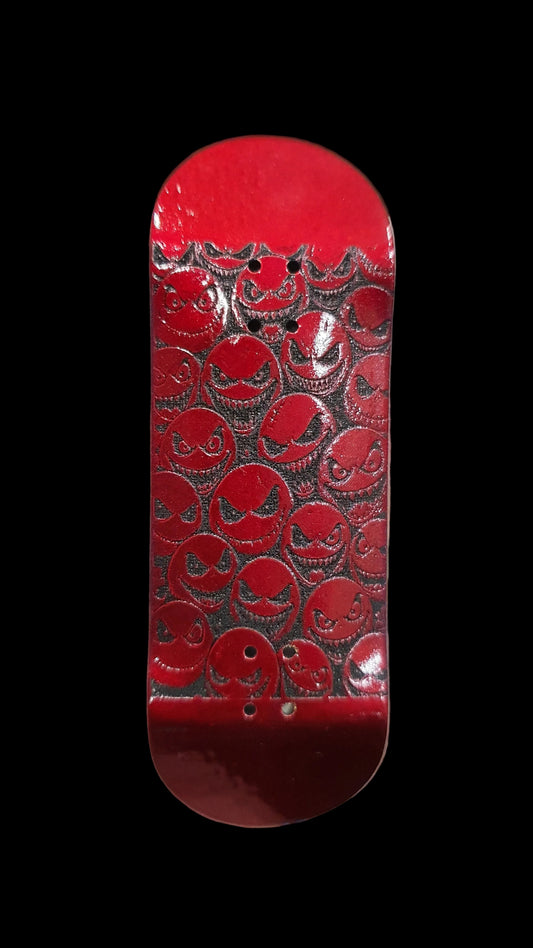 Cosa Nostra Handmade Custom "Faces" 32mm Fingerboard Deck