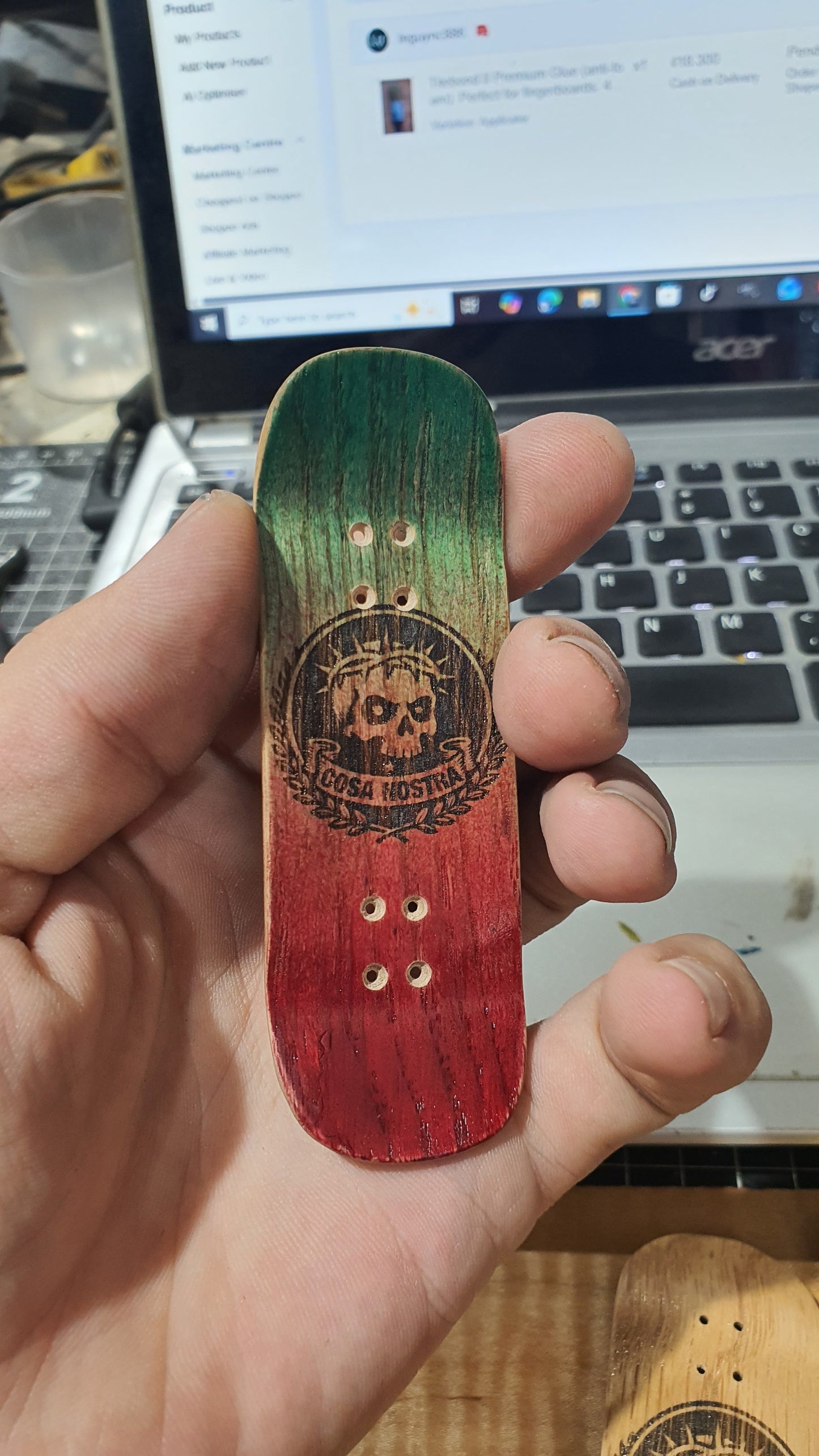 Cosa Nostra - Visitor 34mm fingerboard 5-ply White Oak and Maple