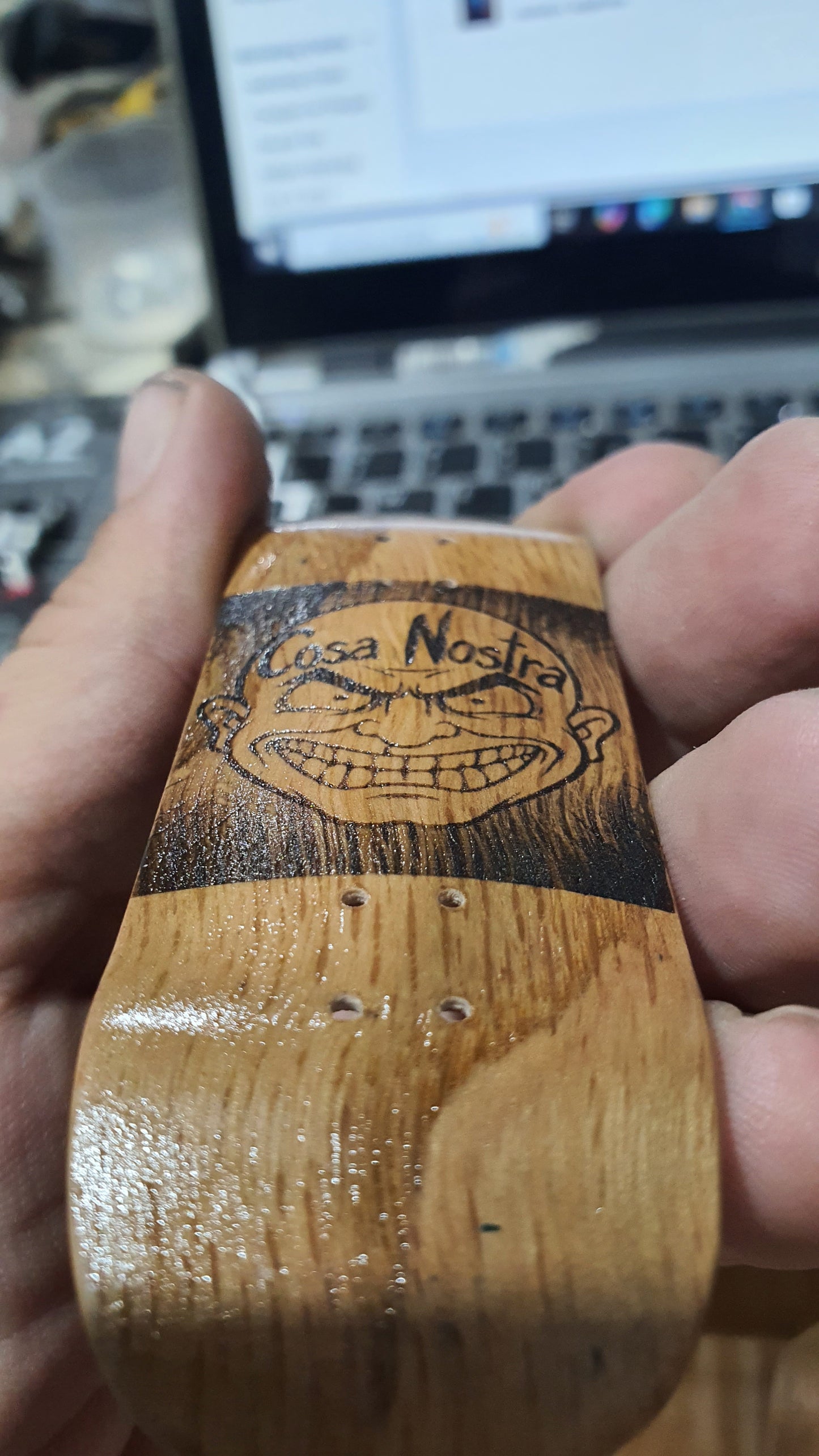 Cosa Nostra - Visitor 34mm fingerboard 5-ply White Oak and Maple