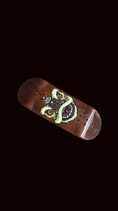 Cosa Nostra Handmade "Asian Dragon" Hand Painted 34mm Fingerboard Deck