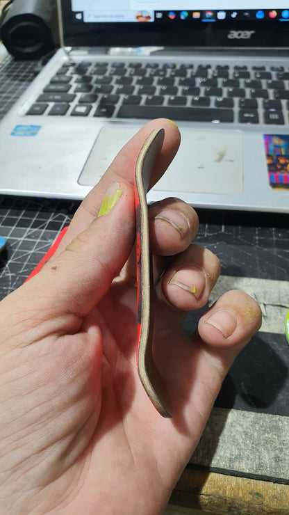 Saigon Skateboards 5-ply Canadian Maple Fingerboard 32mmx98mm Popsicle "Face"