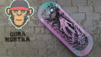 Creepy Hand and Monstrous Chase Fingerboard - Posicle - 32mm/34mm * 100mm- Medium steep