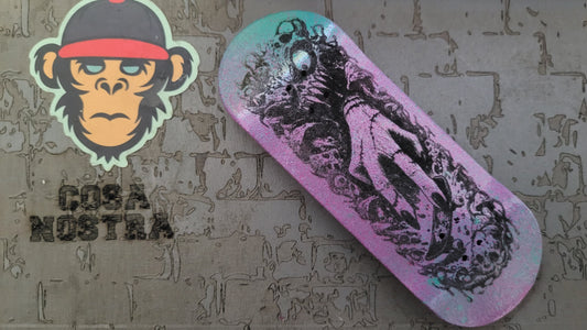 Creepy Hand and Monstrous Chase Fingerboard - Posicle - 32mm/34mm * 100mm- Medium steep
