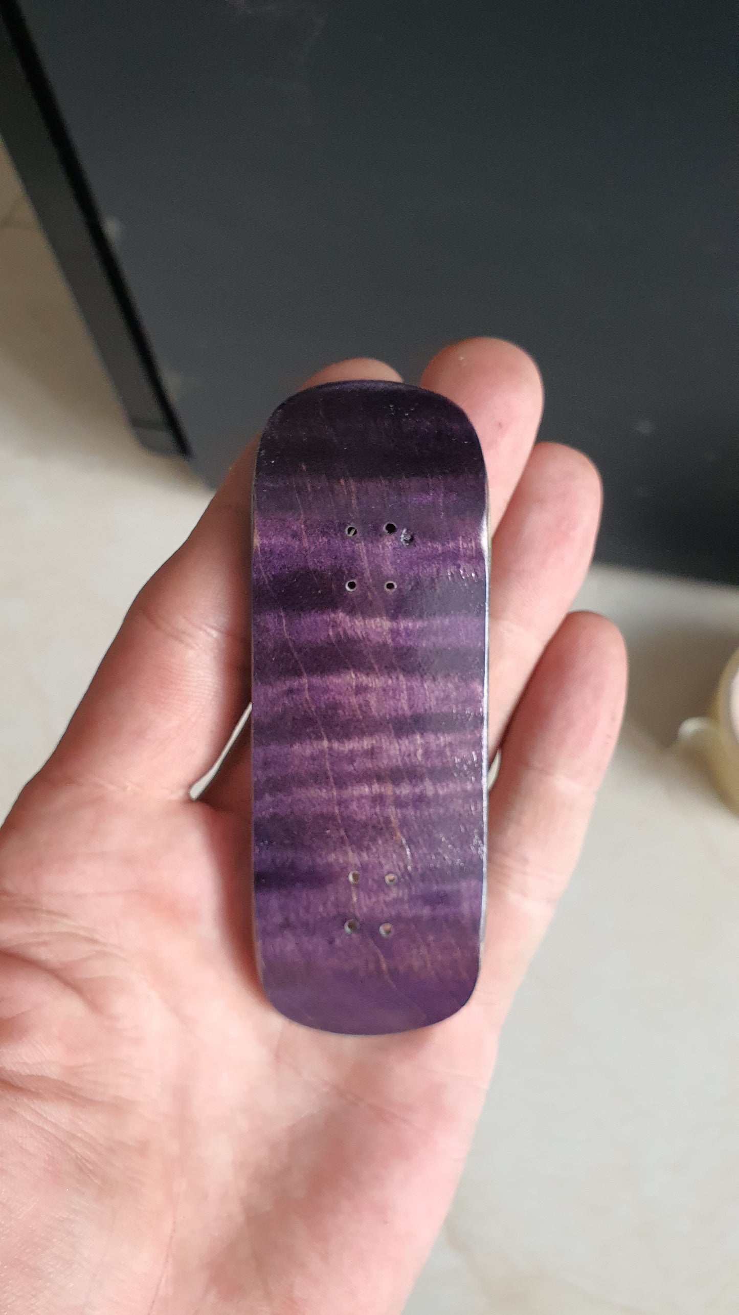 Cosa Nostra - Purple Zebra 34mmx98mm Canadian Maple Fingerboard  Boxy Shape