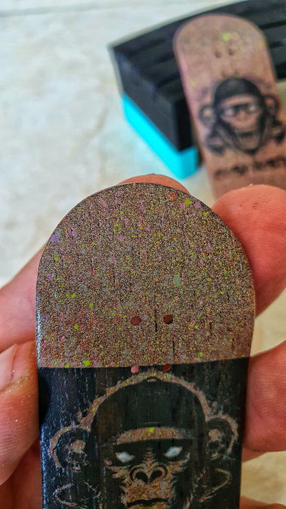 Cosa Nostra Handmade 34mmx98mm Limited Edition Logo Series Fingerboard Popsicle. Medium Concave & Kicks