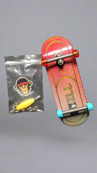 Fushia Fingerboard Chill Pill 32mm*100mm