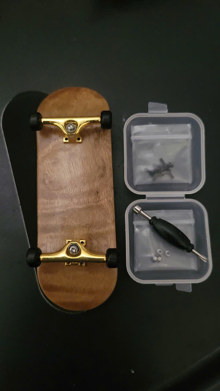 "Nâu Ơi" Fingerboard - Brownish Black Complete Fingerboard 32mm/34mm