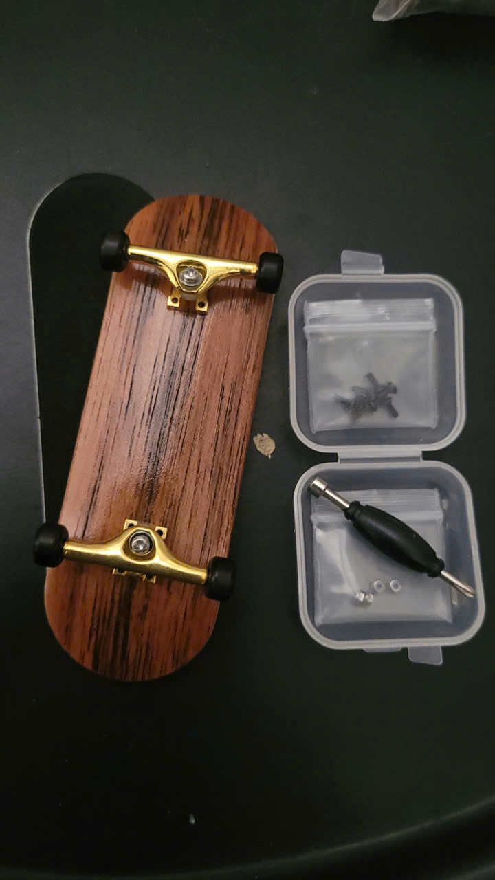 "Nâu Ơi" Fingerboard - Brownish Black Complete Fingerboard 32mm/34mm