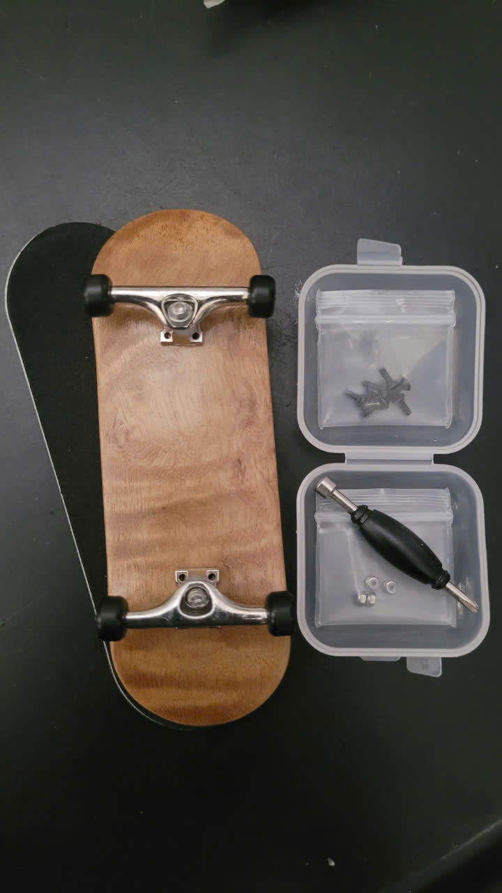 "Nâu Ơi" Fingerboard - Brownish Black Complete Fingerboard 32mm/34mm