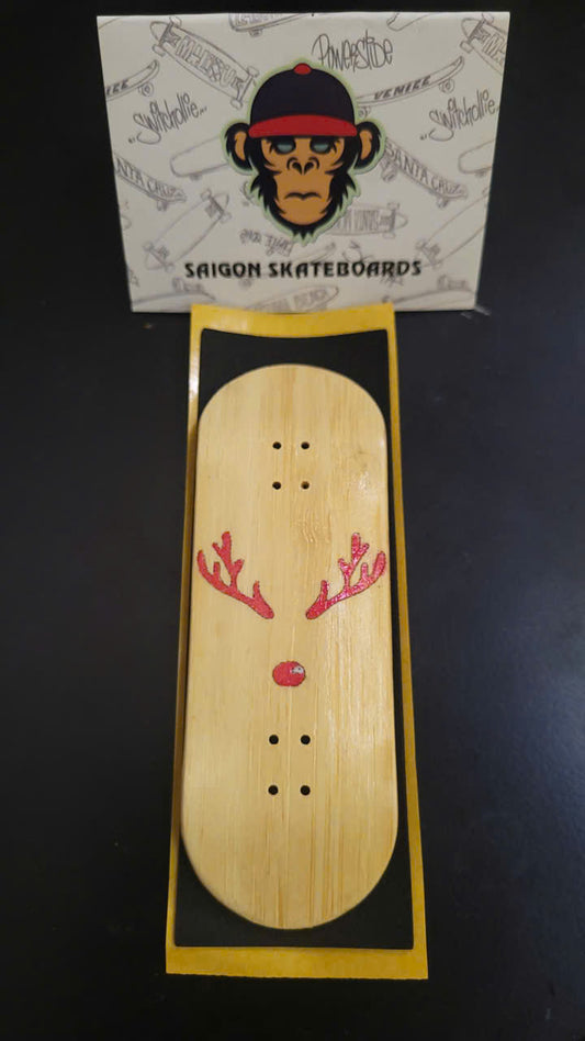 Rudolph Red Nose Fingerboard Comp - Bộ Ván trượt Ngón Tay Rudolph Mũi Đỏ 34mm * 96mm