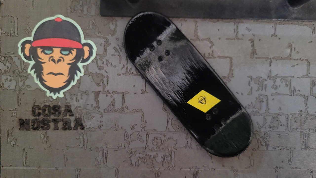 The Death Silence Fingerboard 34mm * 96mm - Sự Im Lặng Chết Người