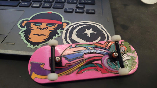 Graffiti Hand-painting Fingerboards - Bộ Ván trượt Ngón Tay Graffiti Vẽ Tay 34mm * 96mm